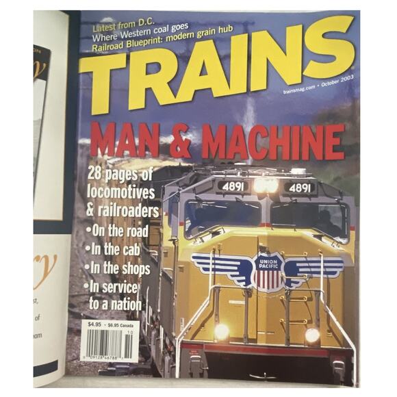 Vtg Lot 4 Trains Sept Oct Nov Dec 2003 Magazine Engineer Locomotive Railroad - Picture 5 of 11